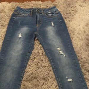 Fashion Nova jeans .The color is medium wash